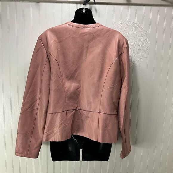 INC INTERNATIONAL CONCEPTS Vegan Leather Jacket - Picture 2 of 3